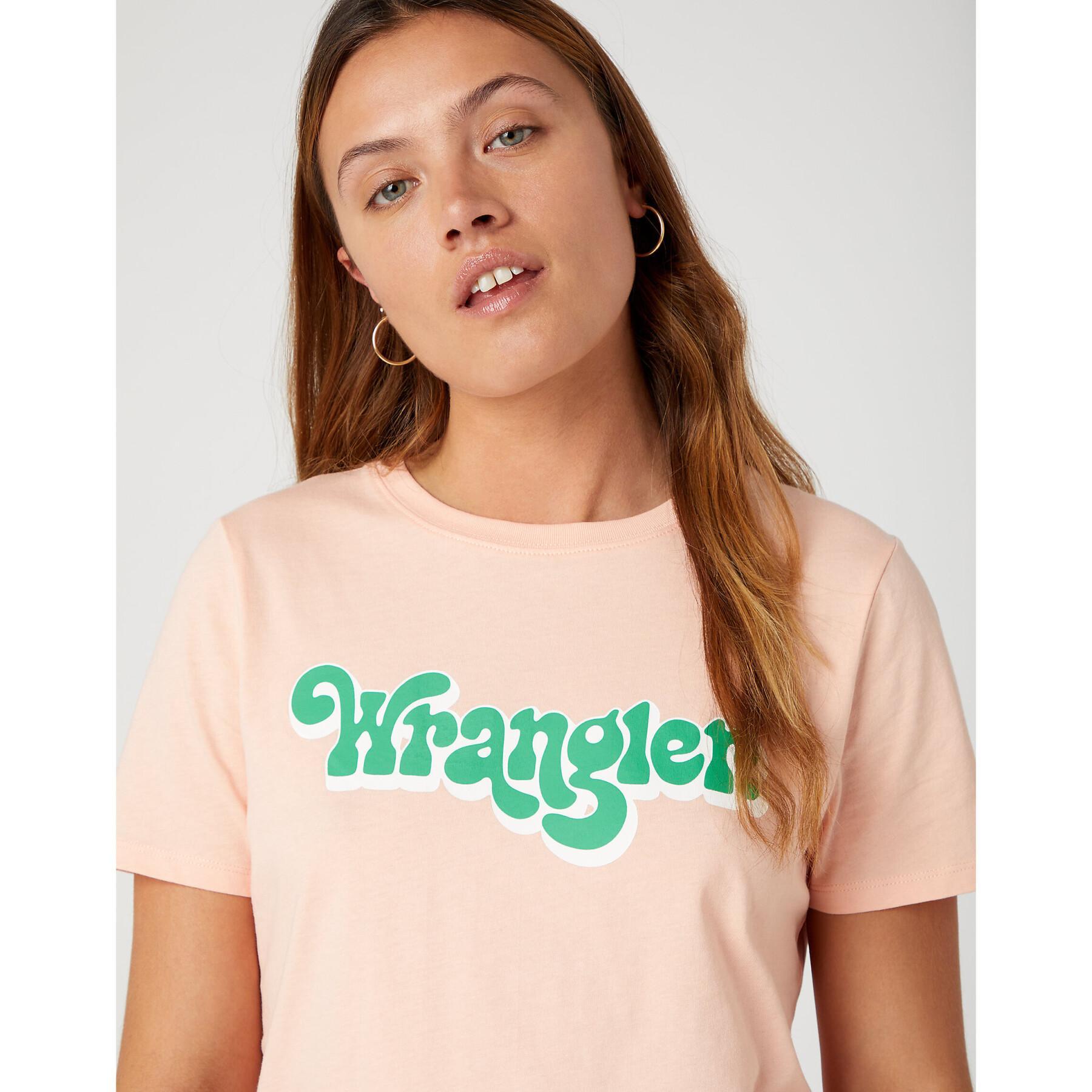 T-Shirt Damen Wrangler Regular